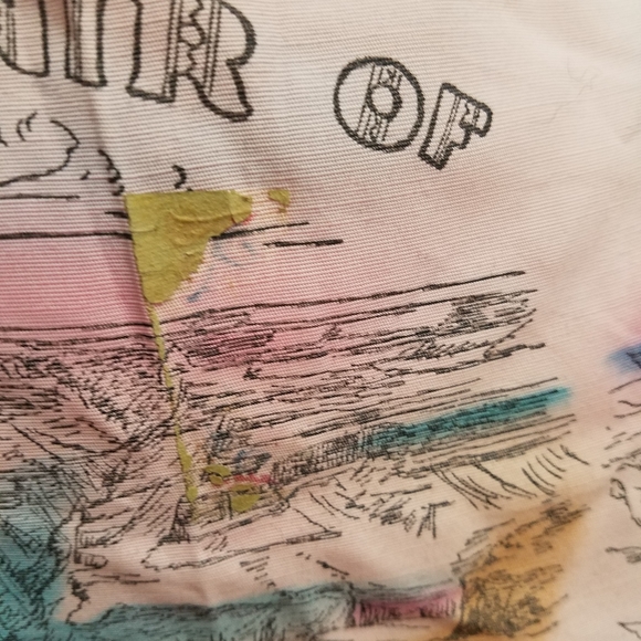 Vintage Pink Souvenir of Arizona Ruffled Apron - Picture 9 of 9